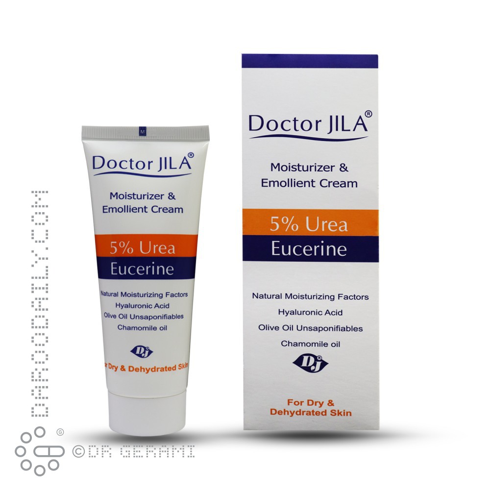 کرم نرم کننده و مرطوب کننده اوسرین و اوره 5 درصد دکتر ژیلا 75 گرمی