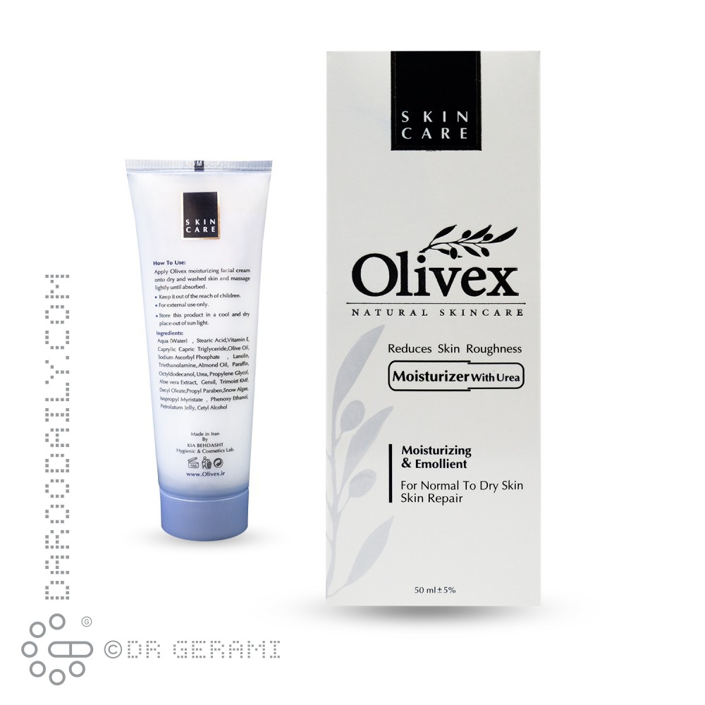 کرم مرطوب کننده اوره الیوکس 50 میلی لیتری
