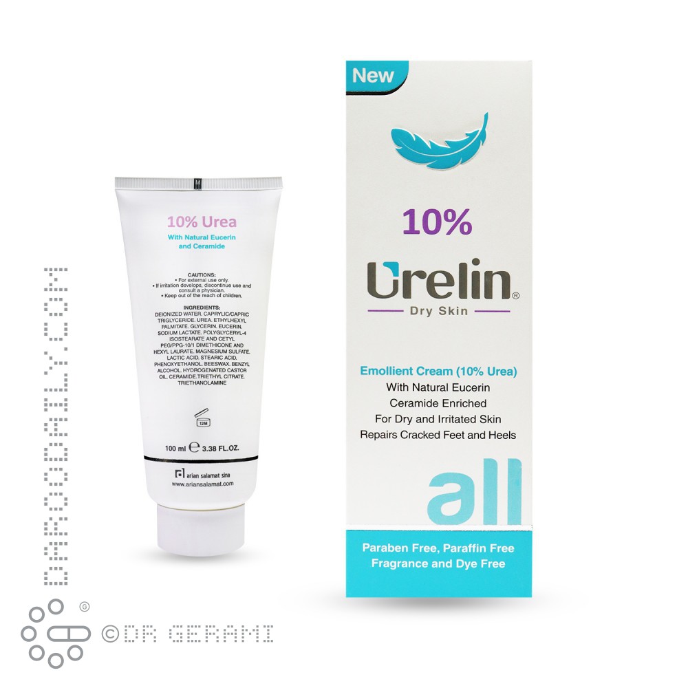 کرم نرم کننده پوست ۱۰ درصد اوره اورلین ۱۰۰ میلی لیتری