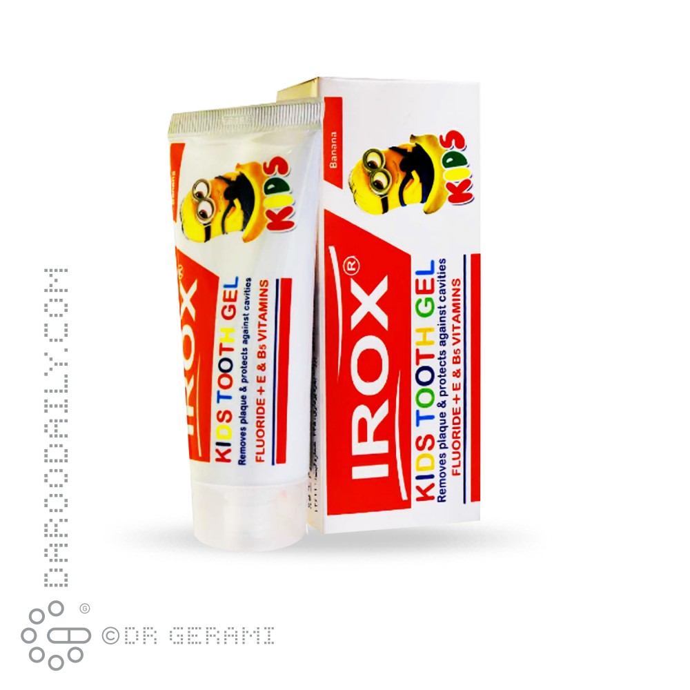 خمیر دندان ژله ای کودک موزی ایروکس 80 گرمی