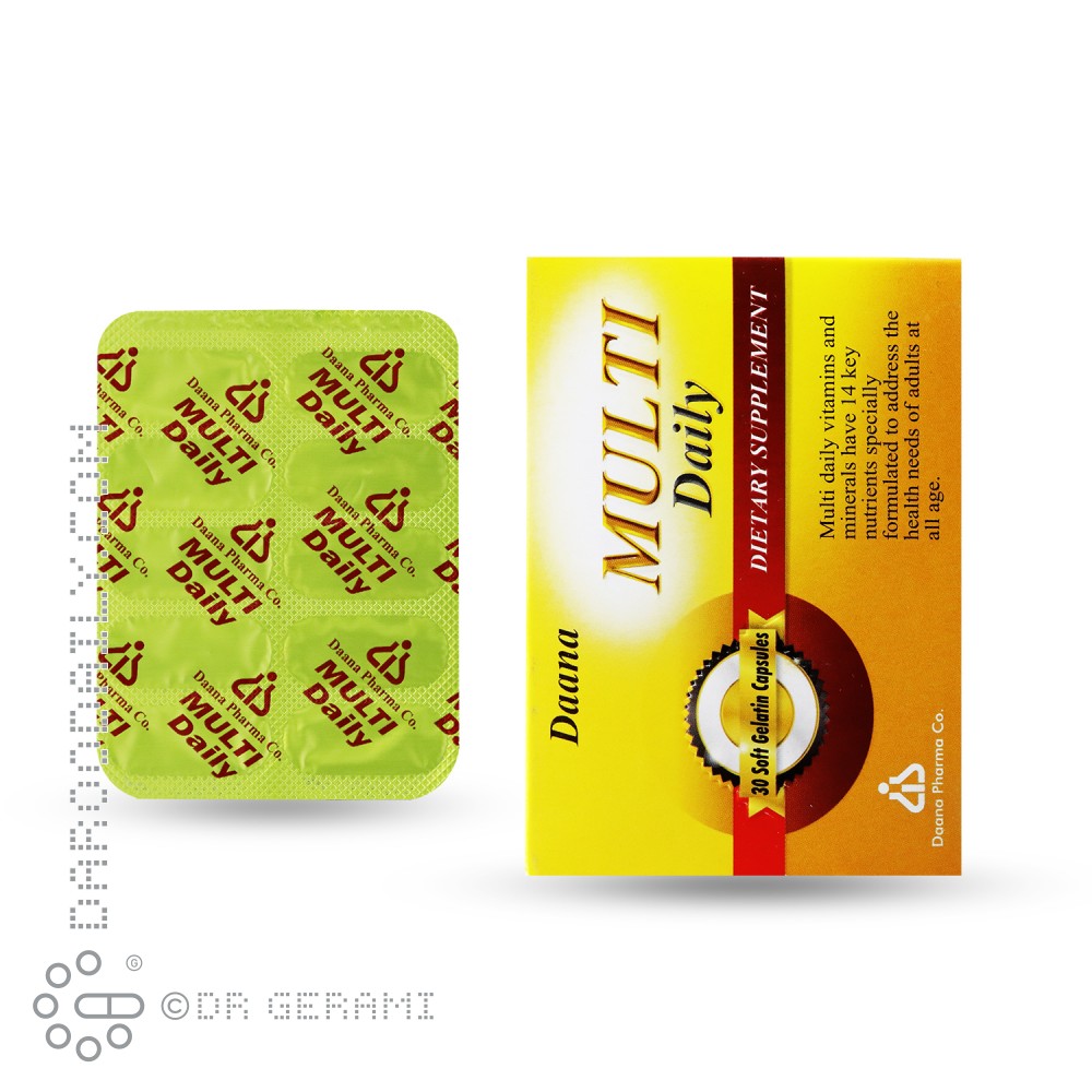 کپسول مولتی دیلی دانا 30 عددی