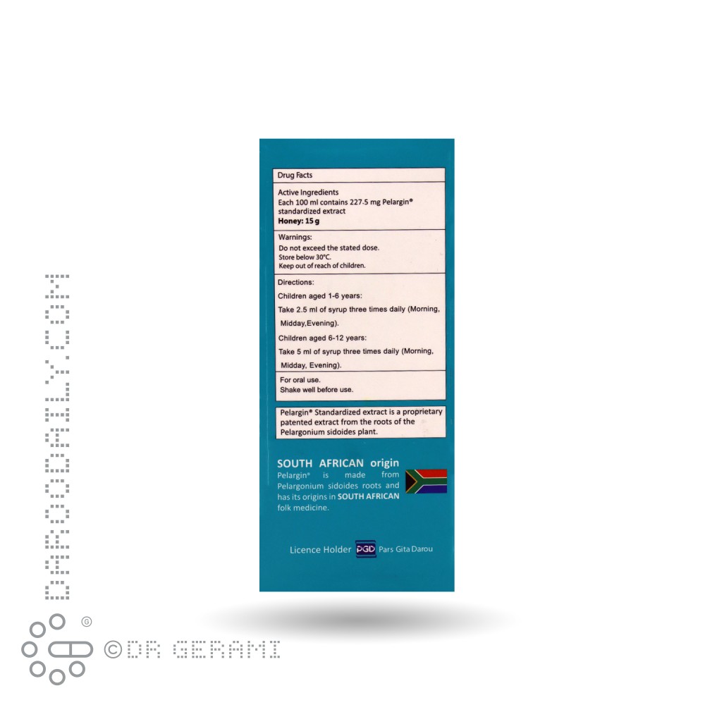 شربت پلارژین کیدز پارس گیتا دارو ۱۲۰ میلی لیتری