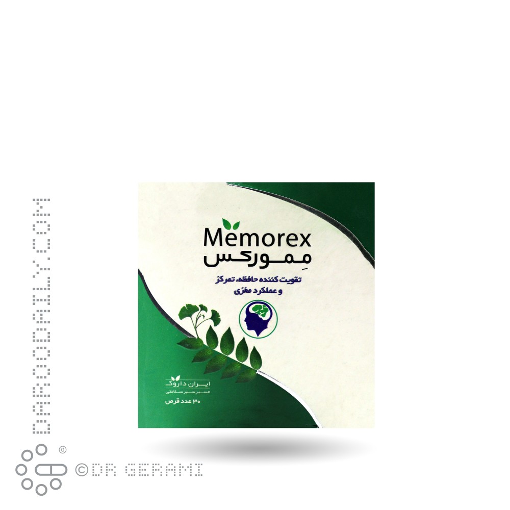 قرص ممورکس ایران داروک 30 عددی