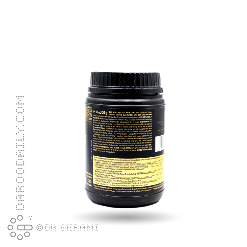 پودر بی سی ای ای های اسپید گلد کور لاین ترک نوتریشن ۳۰۰ گرمی