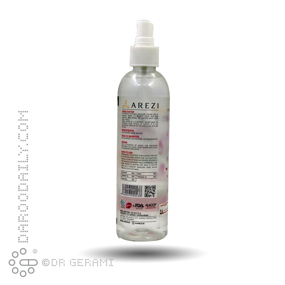 اسپری آبرسان گلاب عارضی ۲۵۰ میلی لیتری