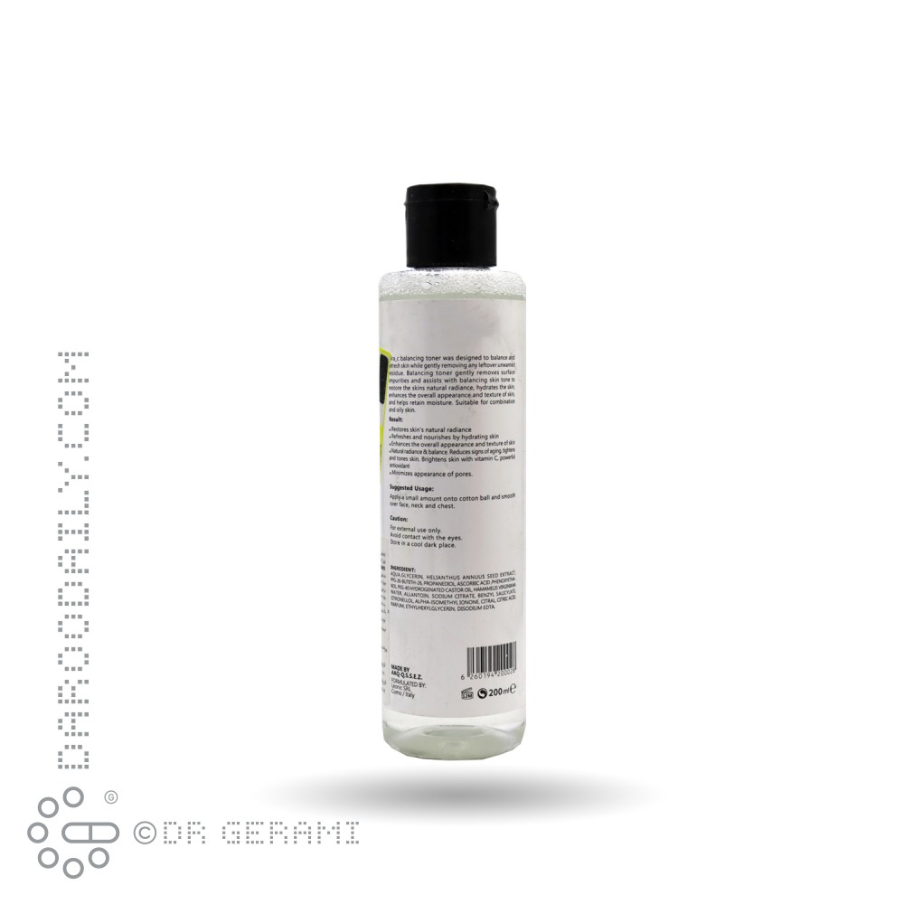 تونر شاداب کننده پوست چرب ویرا استتیک 200 میلی لیتری