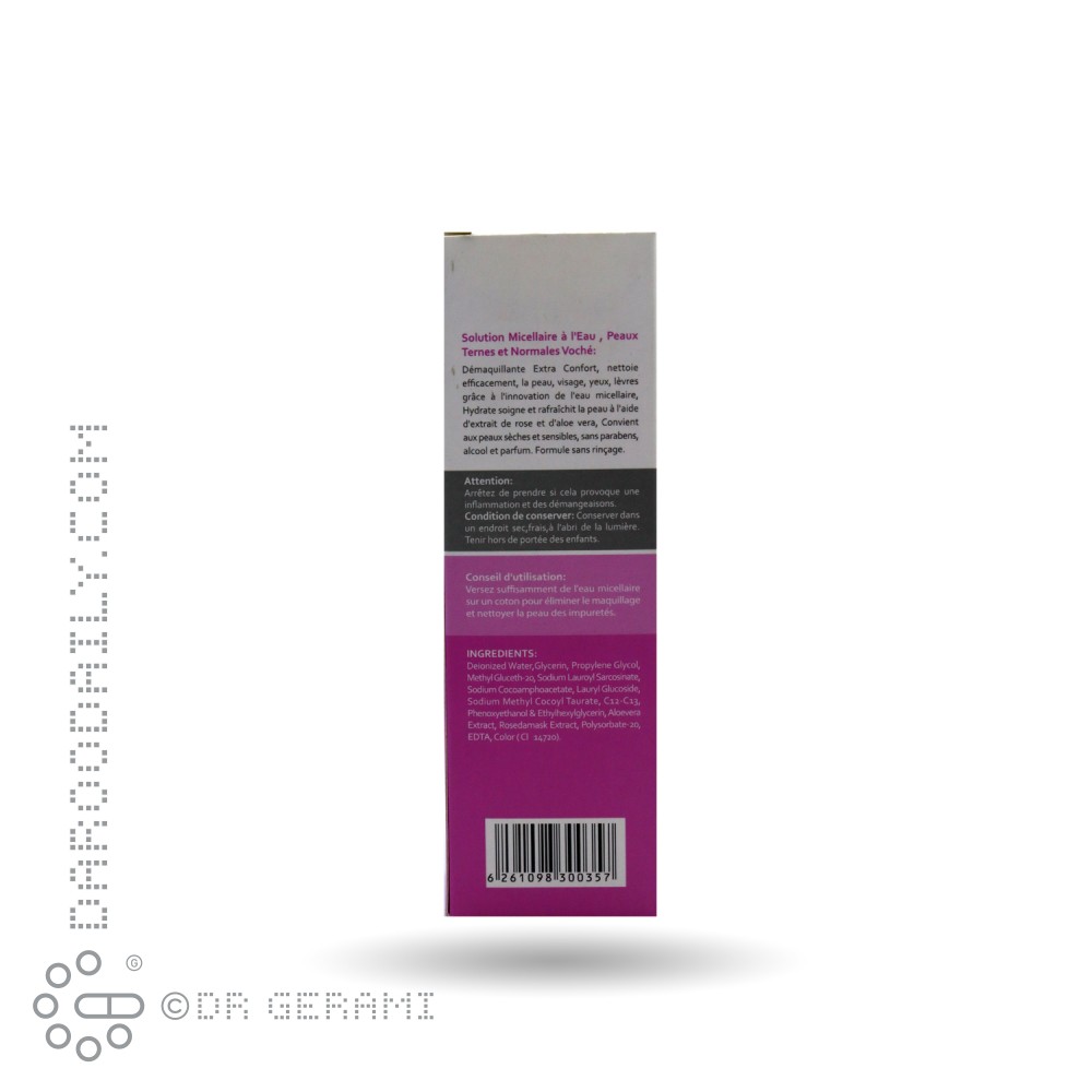 محلول میسلار واتر پاک کننده پوست خشک و معمولی وچه ۱۰۰ میلی لیتری