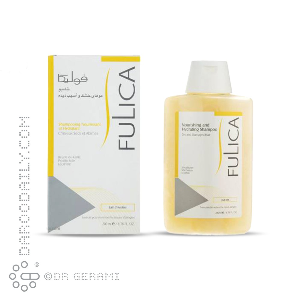 شامپو موهای خشک و آسیب دیده فولیکا ۲۰۰ میلی لیتری