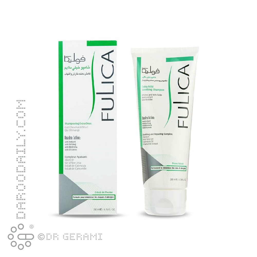 شامپو خیلی ملایم پوست سر حساس فولیکا ۲۰۰ میلی لیتری