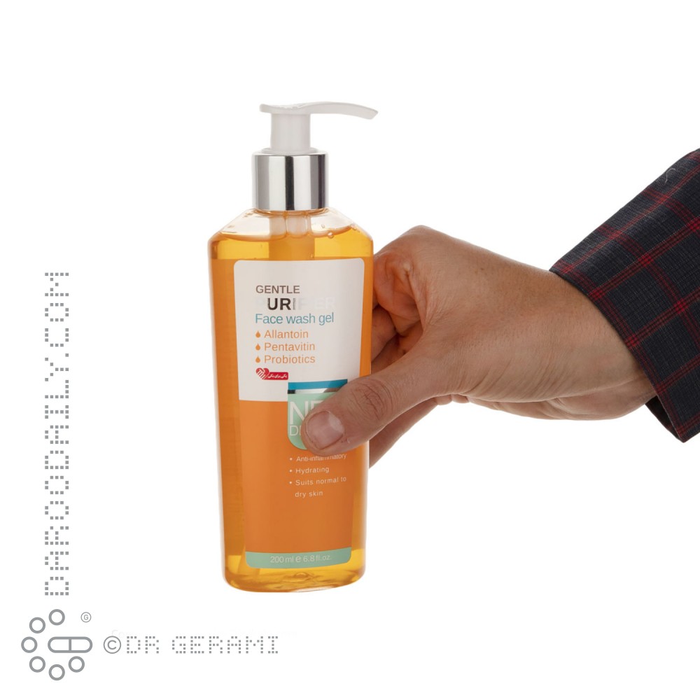 ژل شستشو پوست خشک صورت نئودرم 200 میلی لیتری