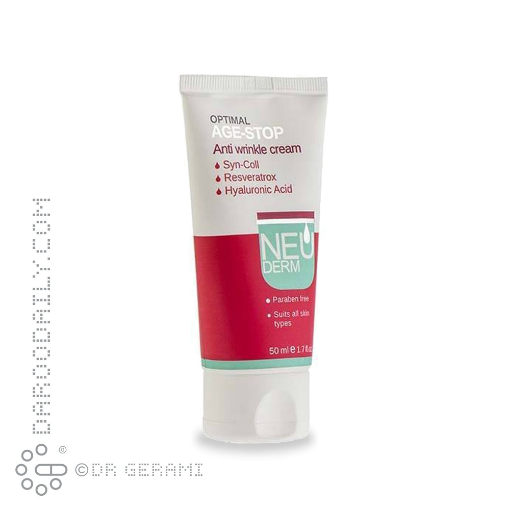 کرم ضد چروک مدل Optimal Age Stop نئودرم 50 میلی لیتری