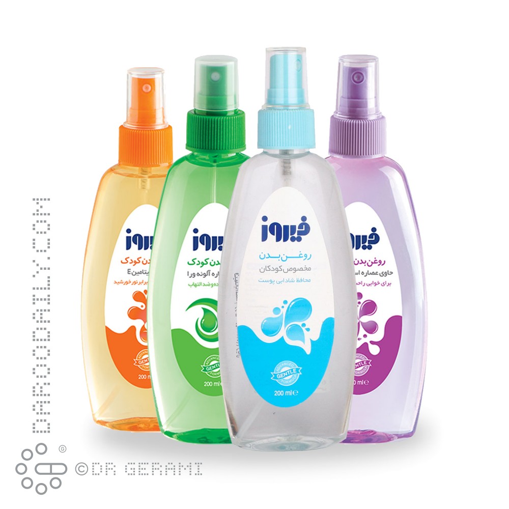 روغن بدن کودک فیروز 200 میلی لیتری