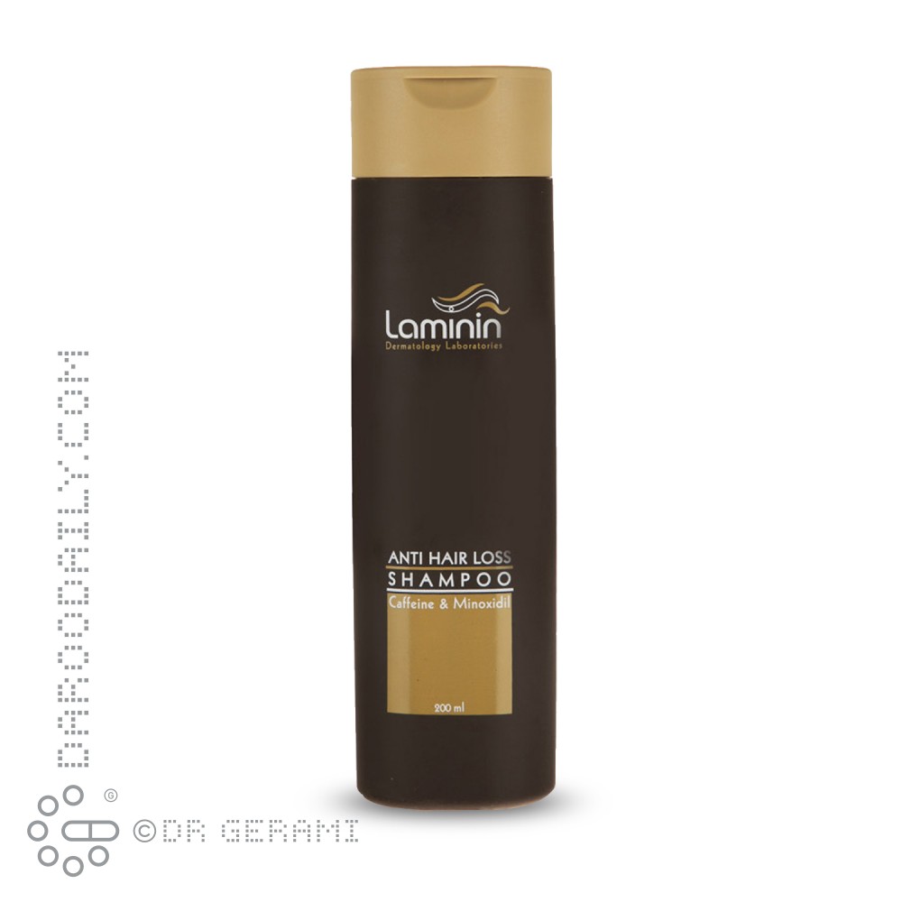 شامپو ضد ریزش مو حاوی ماینوکسیدیل و کافئین لامینین 200 میلی لیتری