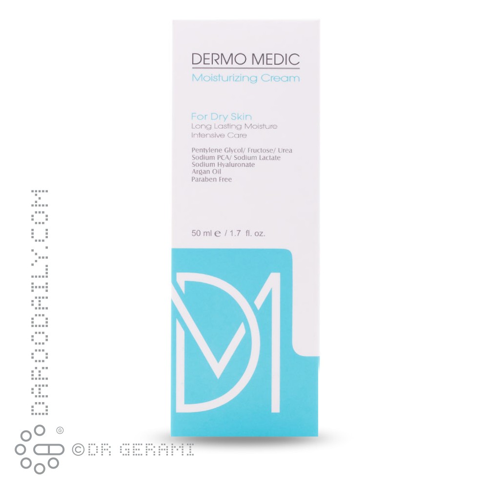 کرم مرطوب کننده پوست های خشک درمو مدیک 50 میلی لیتری