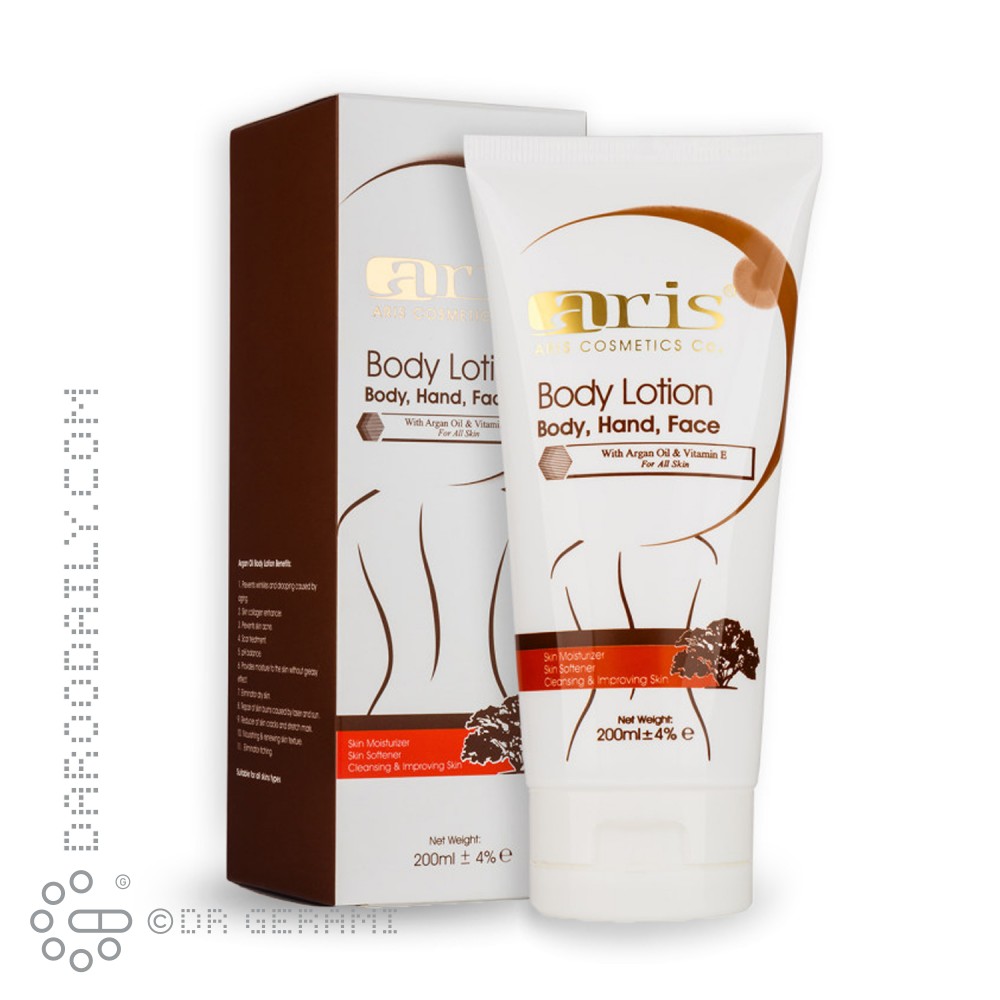 لوسیون بدن روغن آرگان آریس 200 میلی لیتری