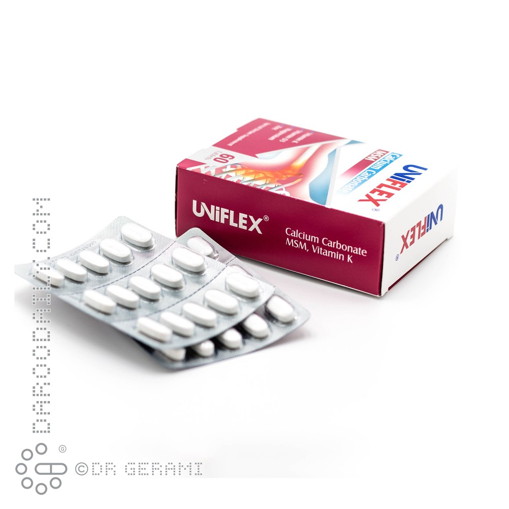 قرص مکمل یونی فلکس ابیان دارو 60 عددی