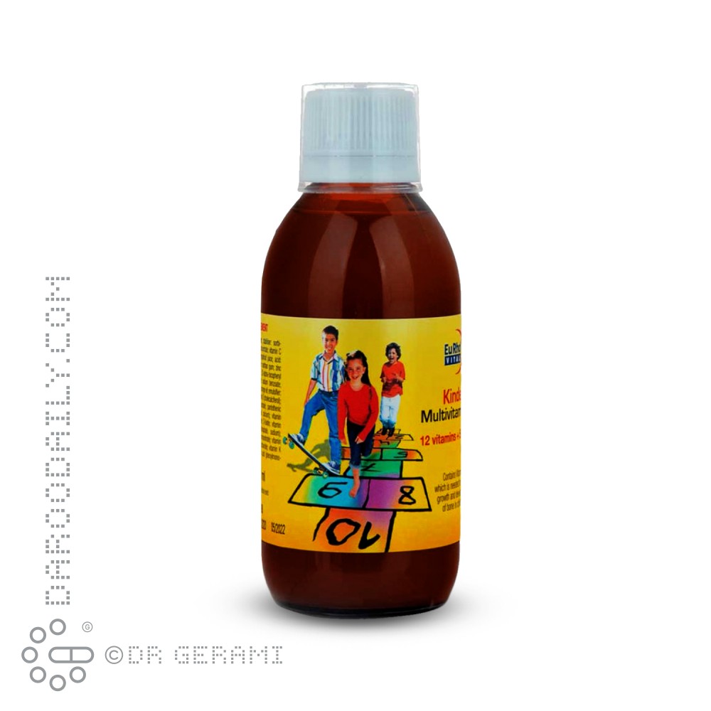 شربت مولتی ویتامین کیندر یوروویتال 200 میلی لیتری