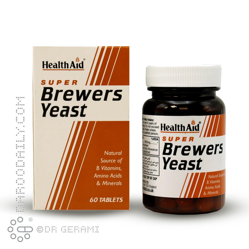 قرص مخمر آبجو هلث اید 60 عددی