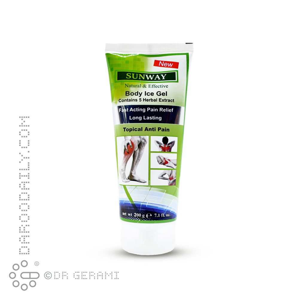 ژل خنک کننده بدن سان وی 100 گرمی