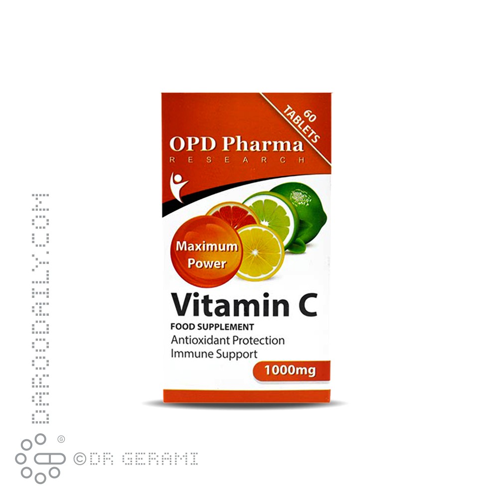 کپسول 1000 میلی گرمی ویتامین C او پی دی فارما ۳۰ عددی