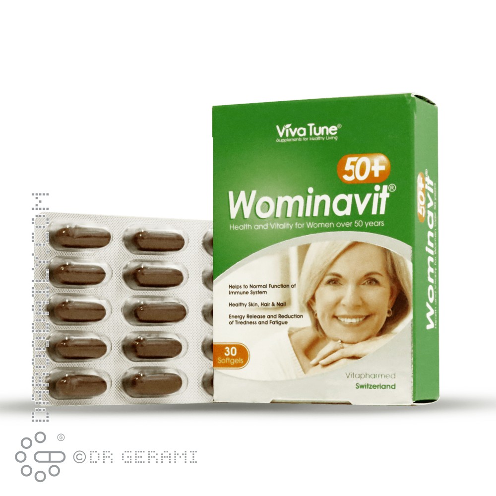 کپسول نرم ومیناویت بانوان +50 ویواتیون 30 عددی
