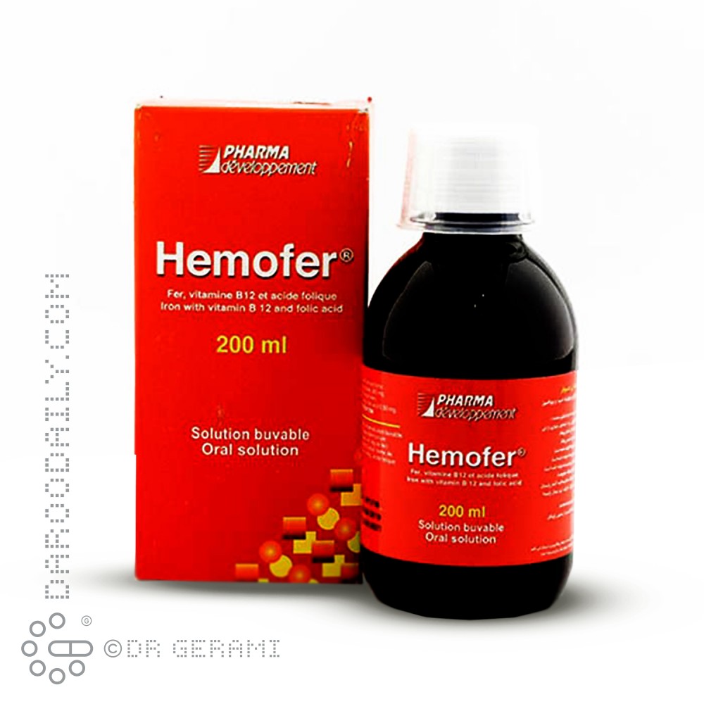 شربت هموفر فارما دولوپمنت 200 میلی لیتری