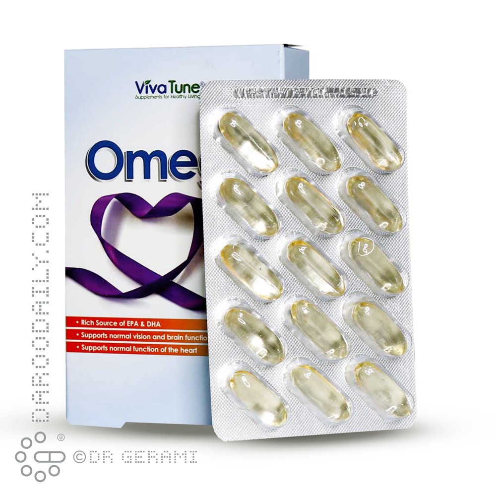 کپسول ژلاتینی امگا پلاس ویواتیون 30 عددی