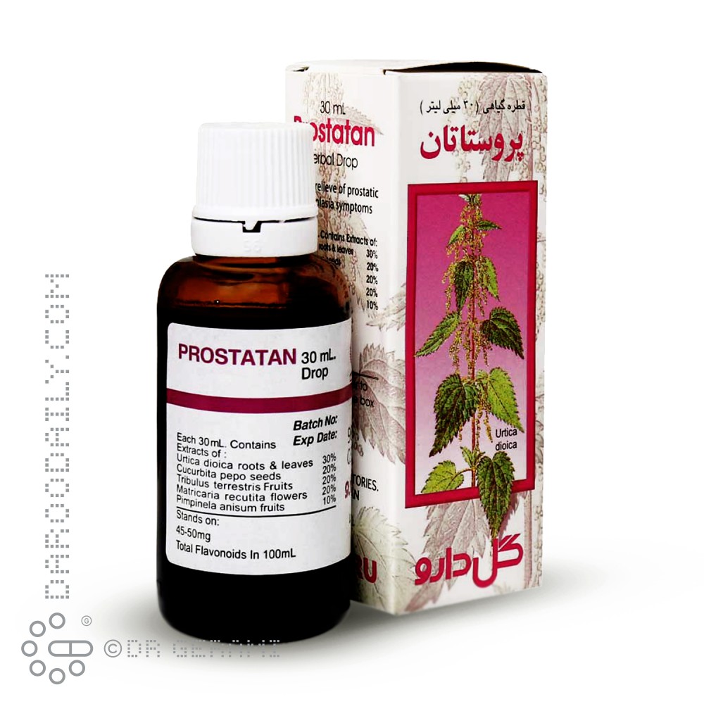 قطره گیاهی پروستاتان گل دارو 30 میلی لیتری