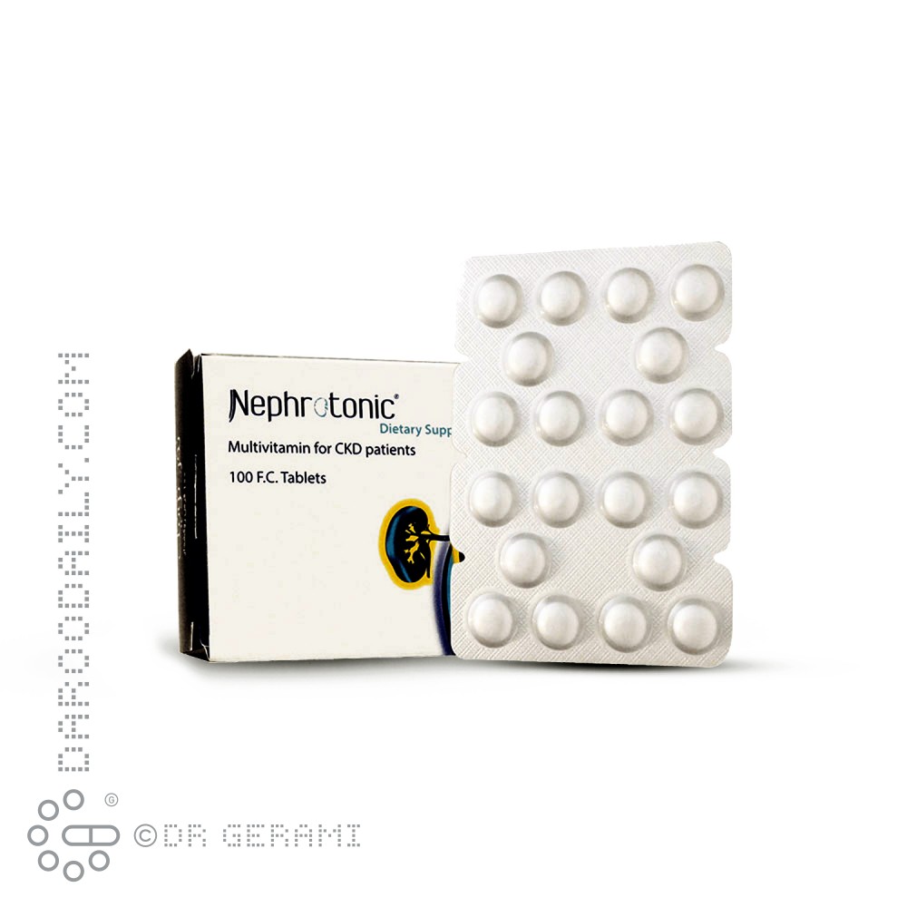 قرص مولتی ویتامین نفروتونیک زهراوی 100 عددی