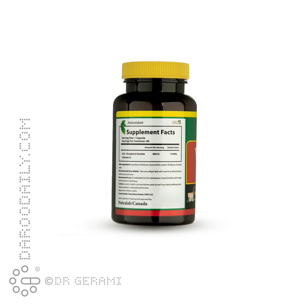 کپسول نرم ویتامین E نورم لایف 60 عددی