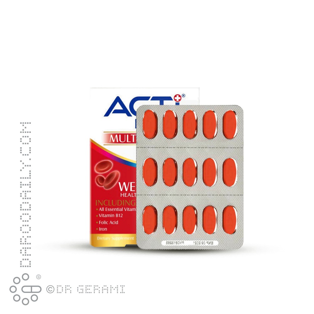 قرص اکتی آیرون ابیان دارو 30 عددی