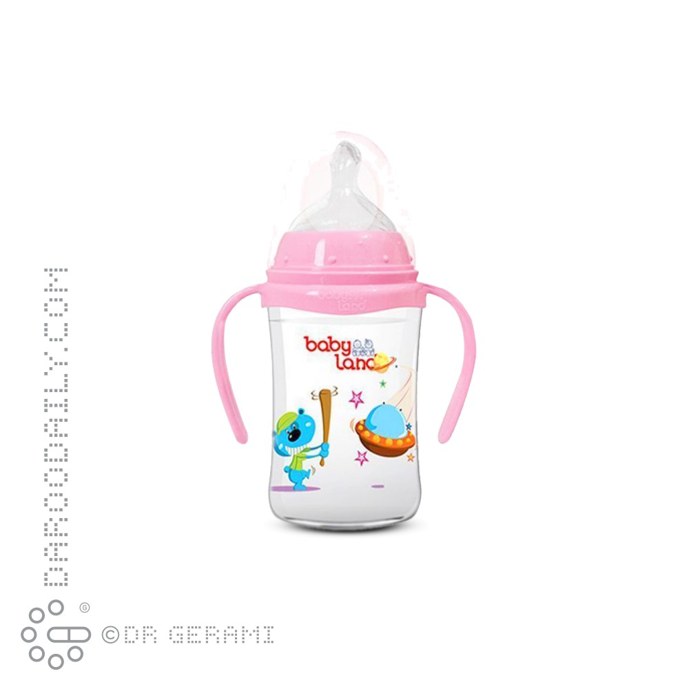 شیشه شیر دهانه عریض ارتودنسی بی بی لند 150 میلی لیتری کد 408