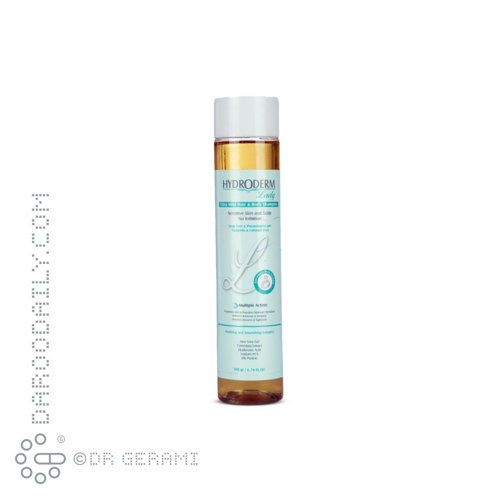 شامپو سر و بدن مدل لیدی هیدرودرم 200 گرمی