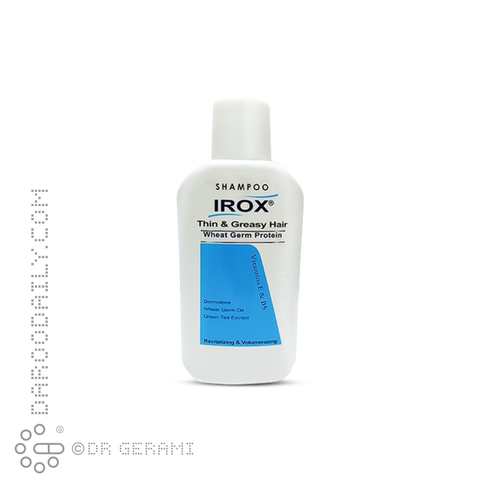 شامپو پروتئین جوانه گندم مناسب موهای چرب و نازک ایروکس ۲۰۰ گرمی