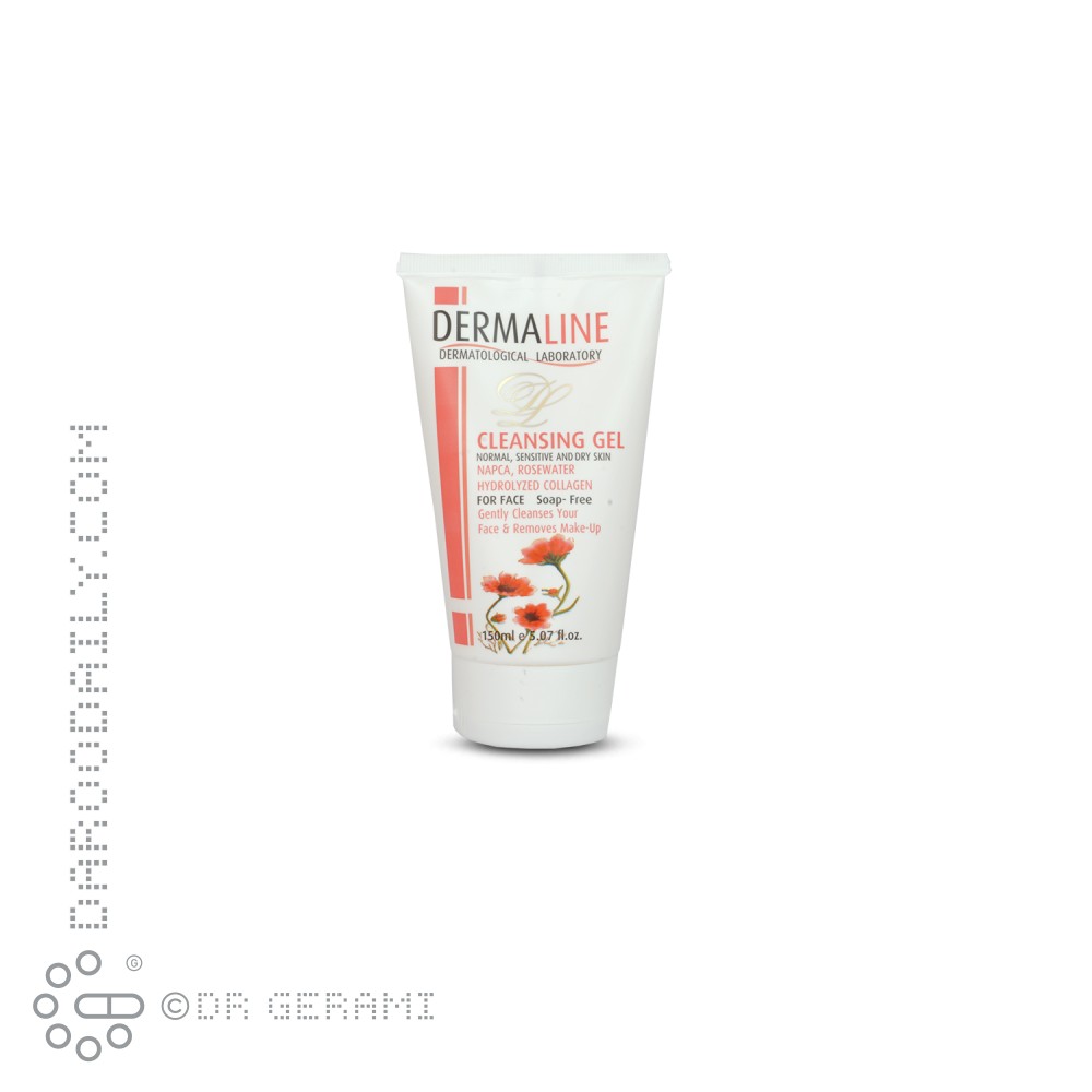 شوینده پوست های خشک و حساس درمالاین 250 میلی لیتری