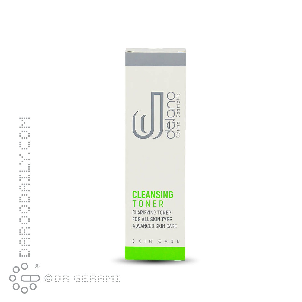 تونر پاک کننده پوست صورت دلانو 200 میلی لیتری