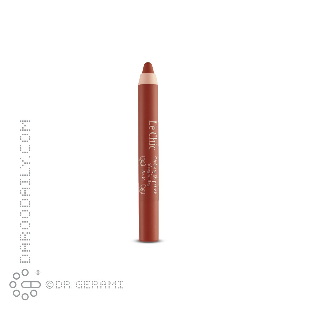 رژ لب مدادی مخملی لچیک شماره 10