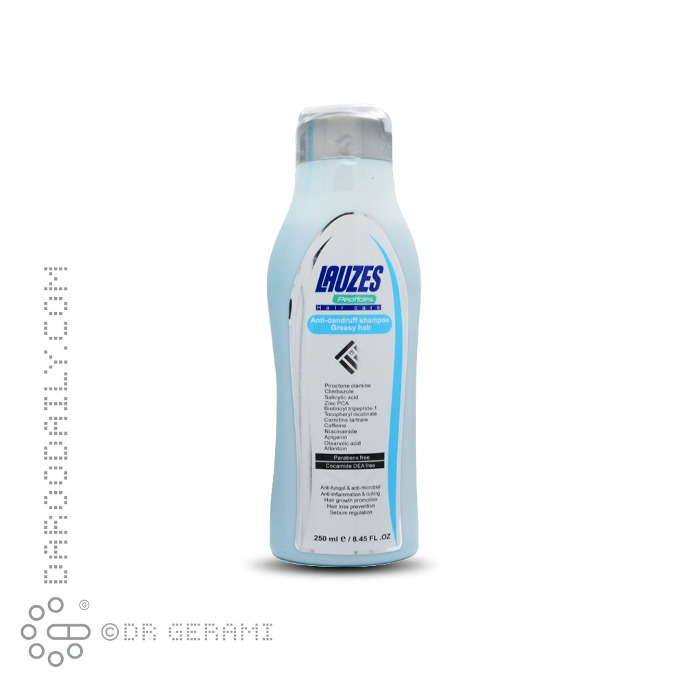 شامپو ضد شوره و تقویت کننده موهای چرب لازس 250 میلی لیتری