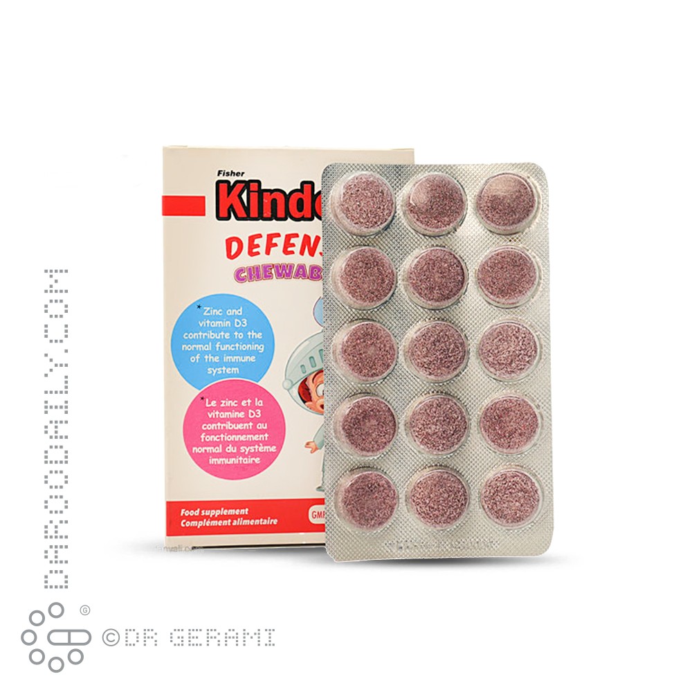 قرص جویدنی دیفنس کیندر فیشر 60 عددی