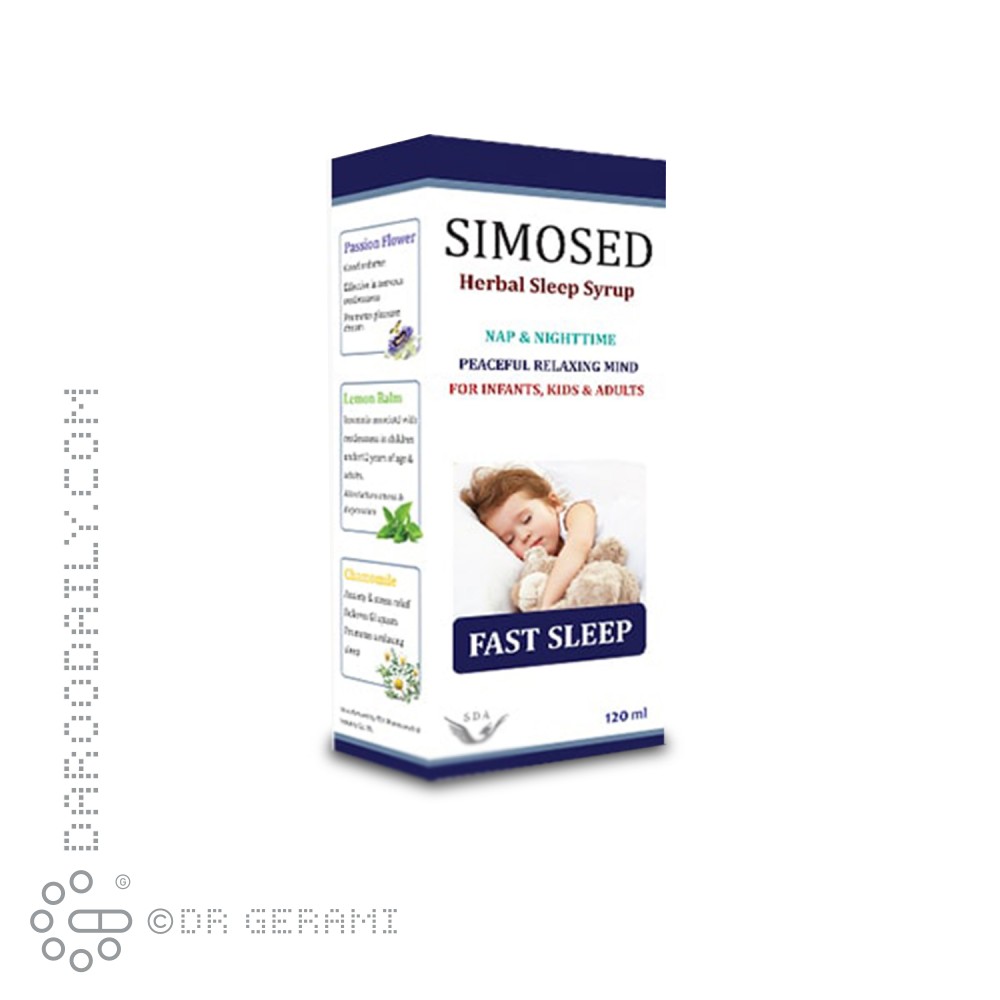 شربت خواب آور کودکان سیموسد سیمرغ دارو عطار ۱۲۰ میلی لیتری