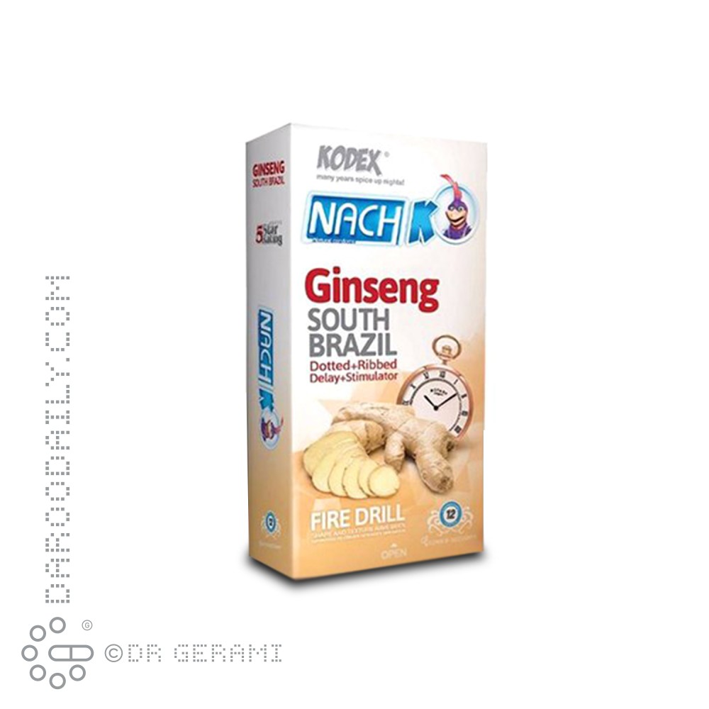 کاندوم تاخیری مدل Ginseng کدکس 12 عددی
