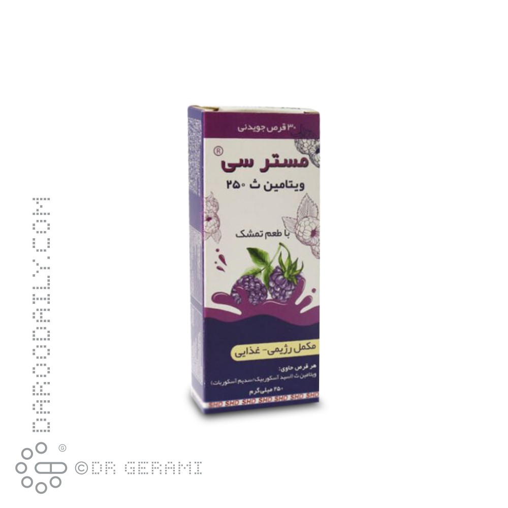 قرص جویدنی ویتامین C شهر دارو 30 عددی