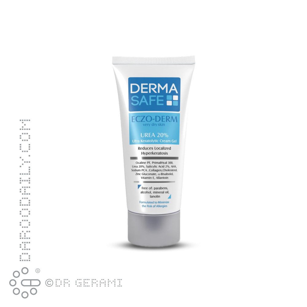 کرم ژل پوست خشک حاوی اوره 20 درصد درماسیف 40 میلی لیتری