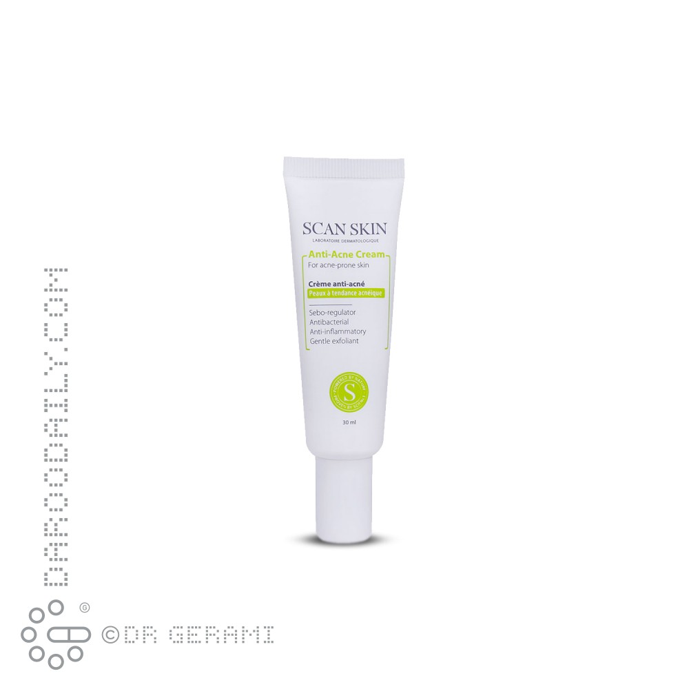 کرم ضد جوش و کنترل کننده چربی پوست اسکن اسکین 30 میلی لیتری