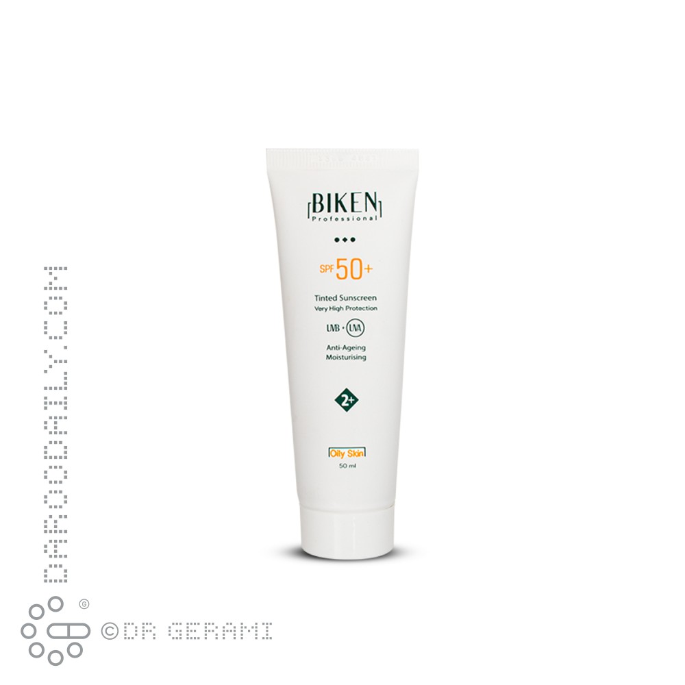 کرم ضد آفتاب رنگی پوست چرب SPF50 بیکن شماره +2