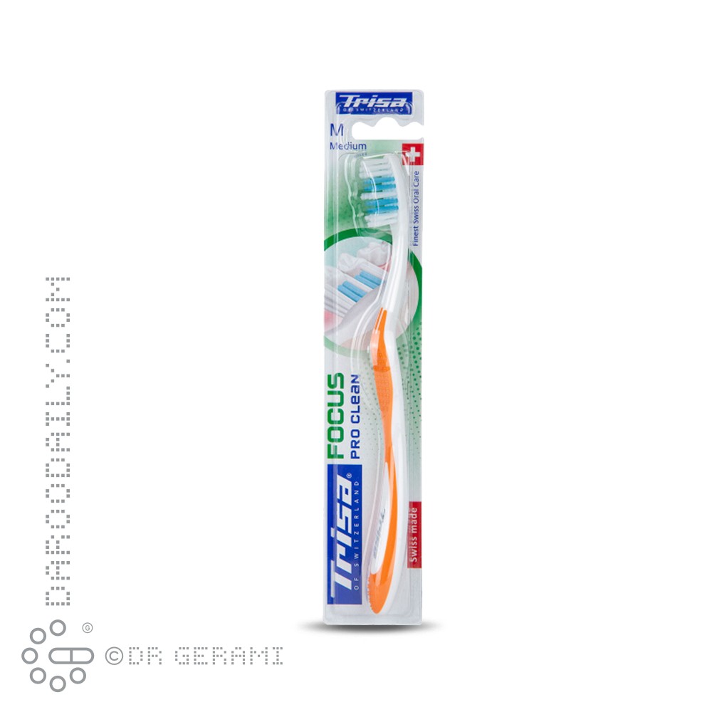 مسواک بزرگسال برس متوسط مدل Focus Pro Clean تریزا