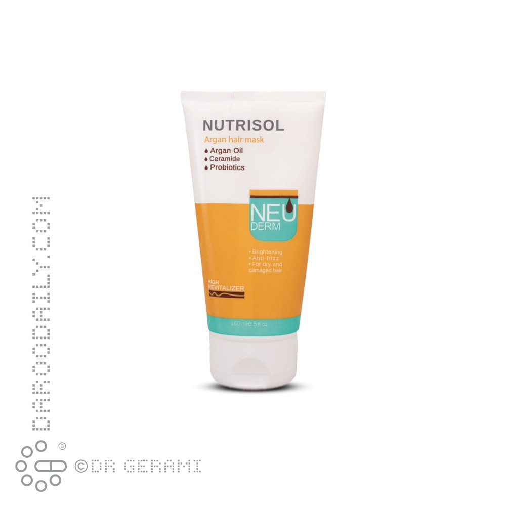 ماسک موهای خشک روغن آرگان مدل Nutrisol نئودرم 150 میلی لیتری