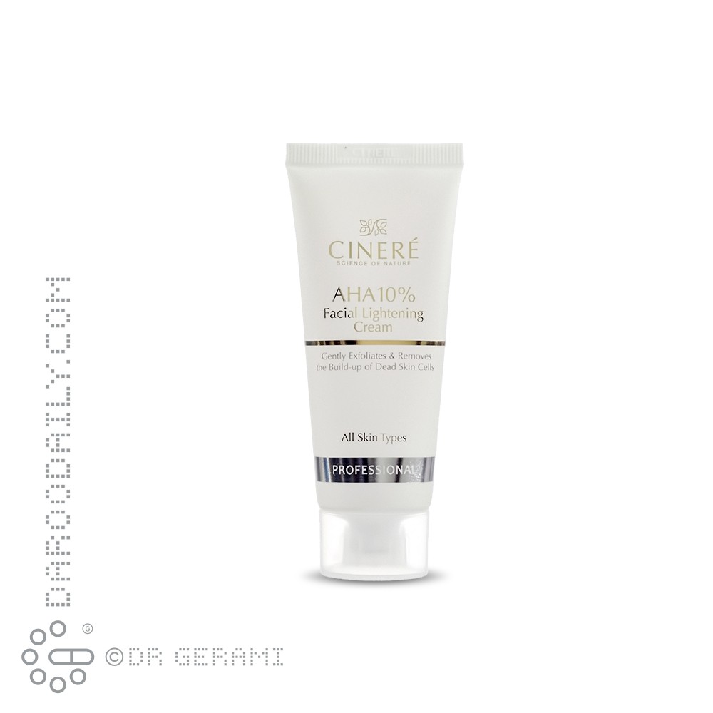کرم روشن کننده صورت 10 درصد AHA سینره 40 میلی لیتری
