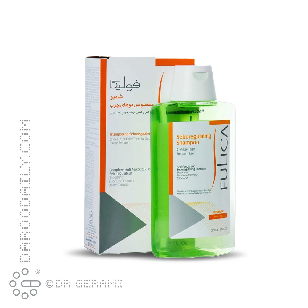 شامپو کاهش دهنده چربی موهای چرب فولیکا ۲۰۰ میلی لیتری
