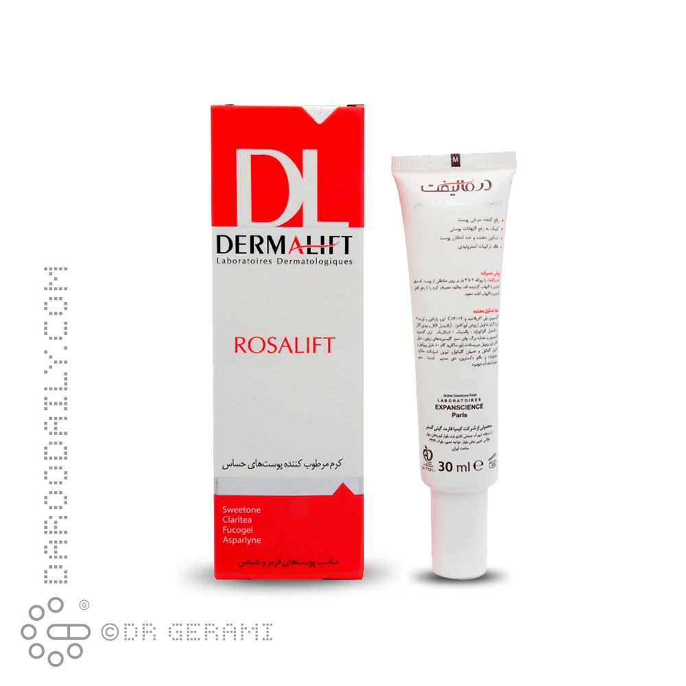کرم ضد قرمزی پوست مدل Rosalift درمالیفت 30 میلی لیتری